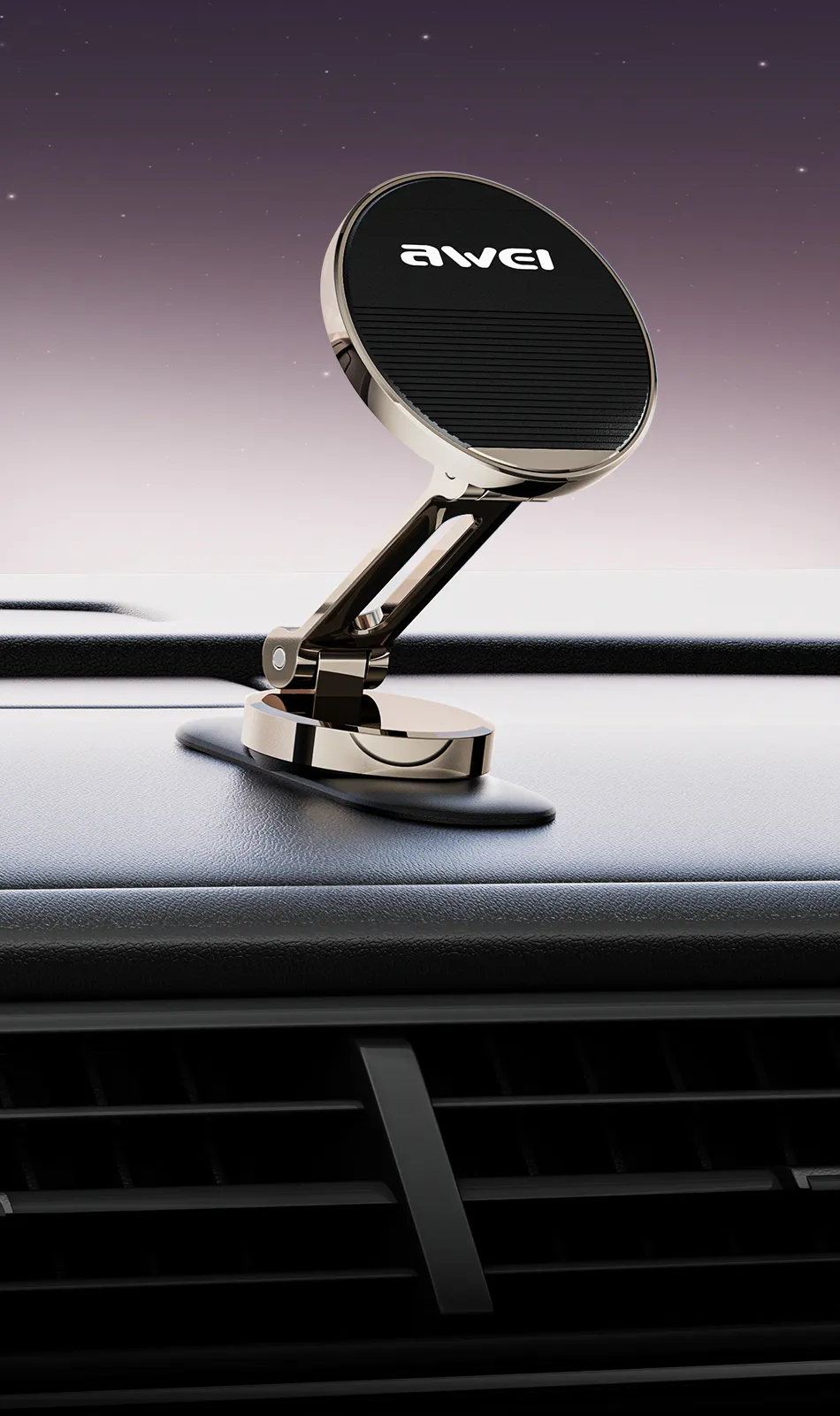 Автомобильный магнитный держатель для смартфона AWEI X77