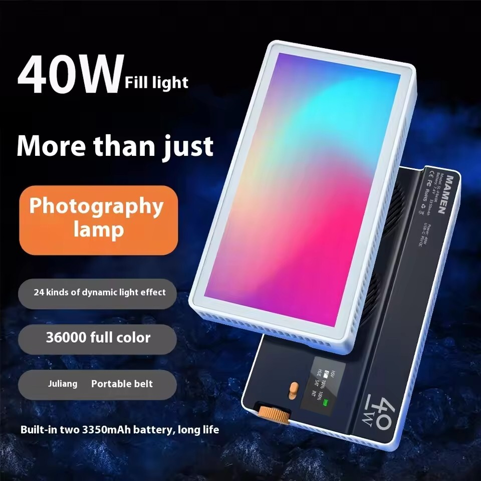 RGB видеосвет (лампа фото и видео) SL-PB40R для фотоаппаратов и смартфонов