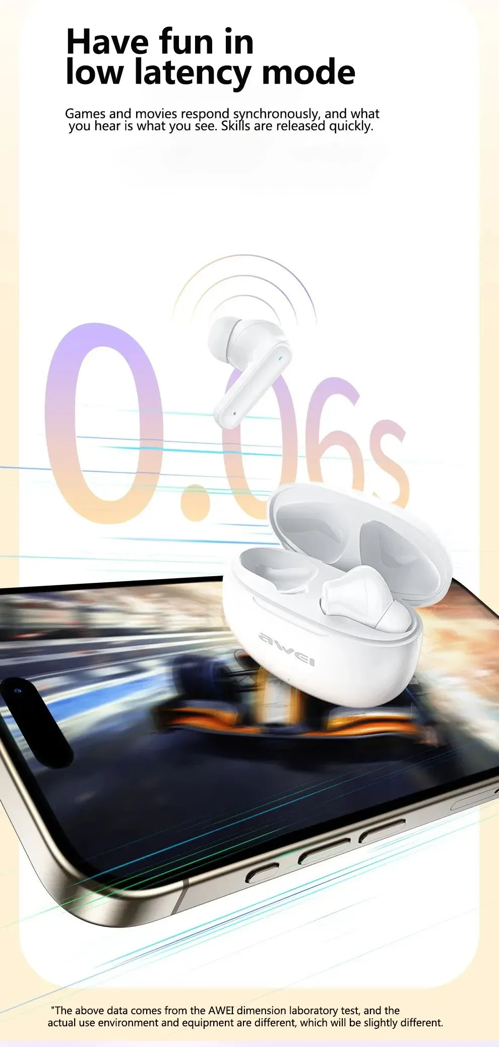 Внутриканальные беспроводные наушники AWEI T71