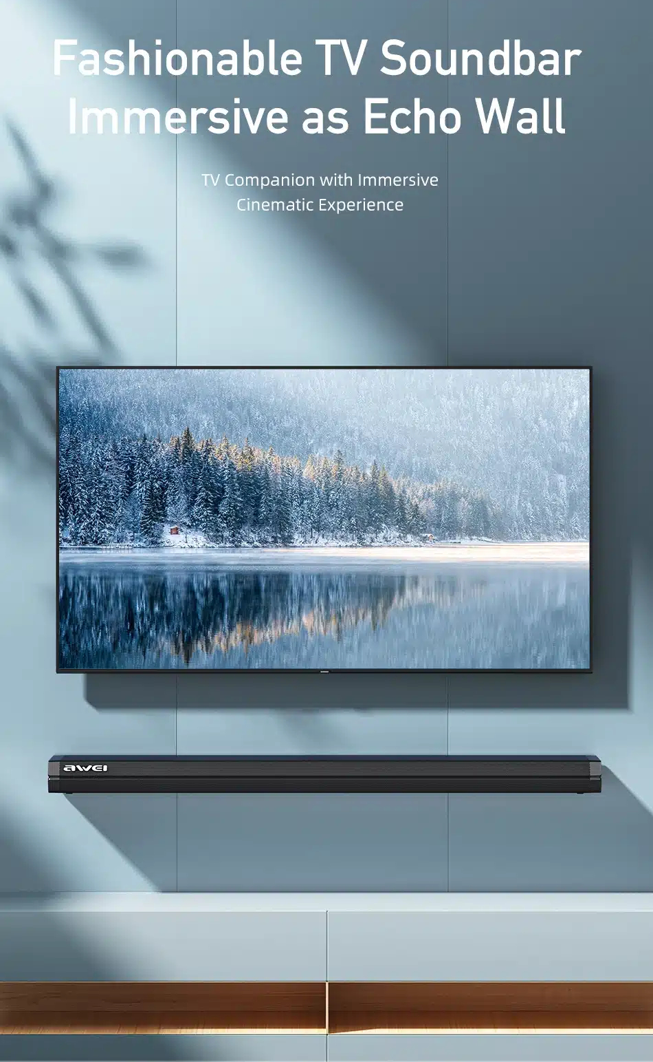 Домашний кинотеатр (саундбар) AWEI Y990 100W