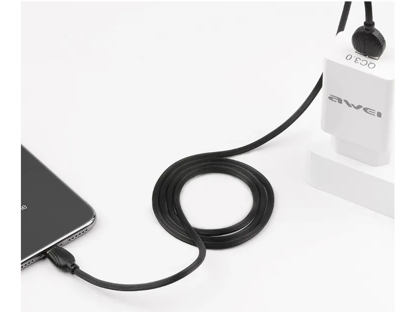Кабель для смартфона AWEI CL‑63 (USB → Lightning; 1 метр)