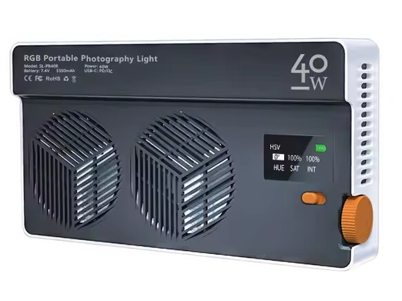 RGB видеосвет (лампа фото и видео) SL-PB40R для фотоаппаратов и смартфонов