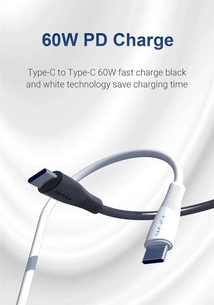 Кабель для смартфона AWEI CL‑182C (Type-C → Type-C; 1 метр)