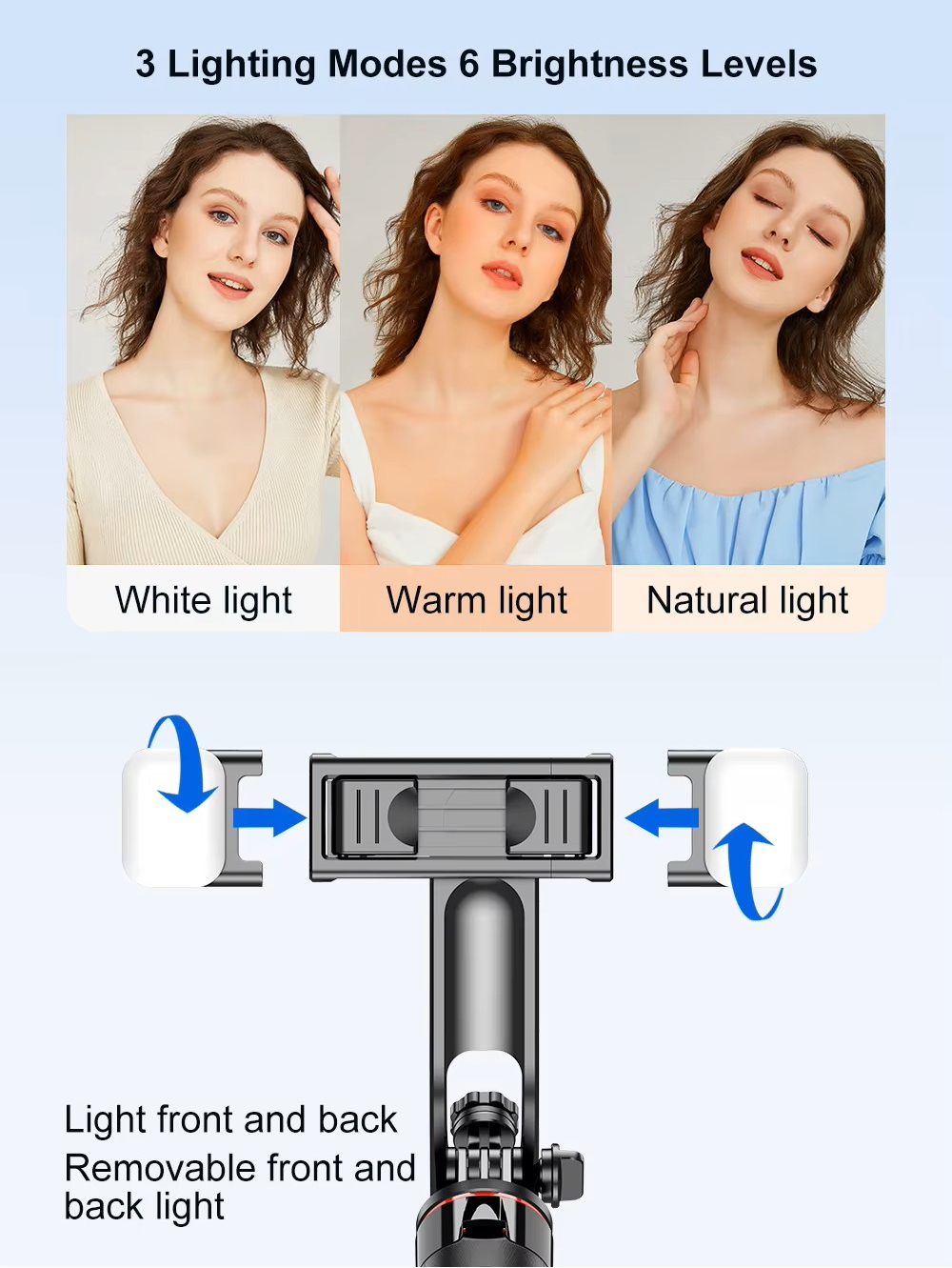 Трипод с пультом ДУ (селфи-палка) C12