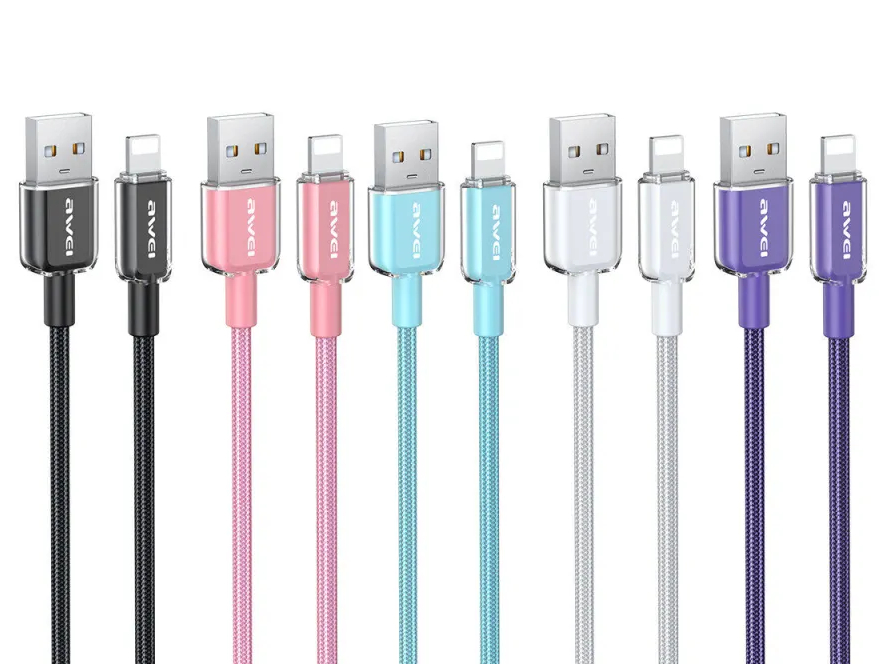 Кабель для смартфона AWEI CL‑145L (USB → Lightning; 1 метр)