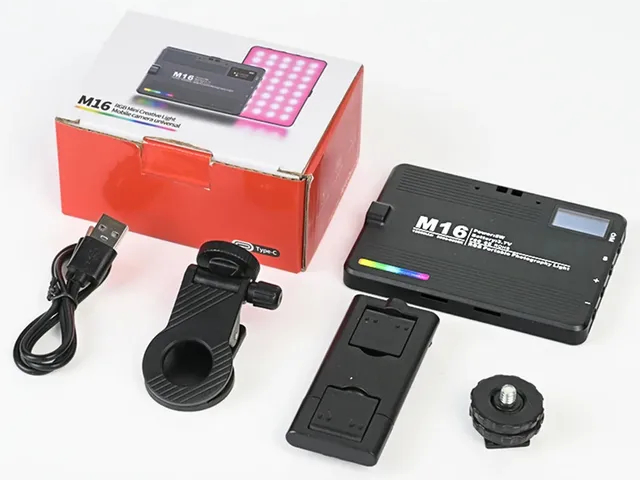 Световая панель (лампа) для фотоаппаратов и смартфонов M16 RGB