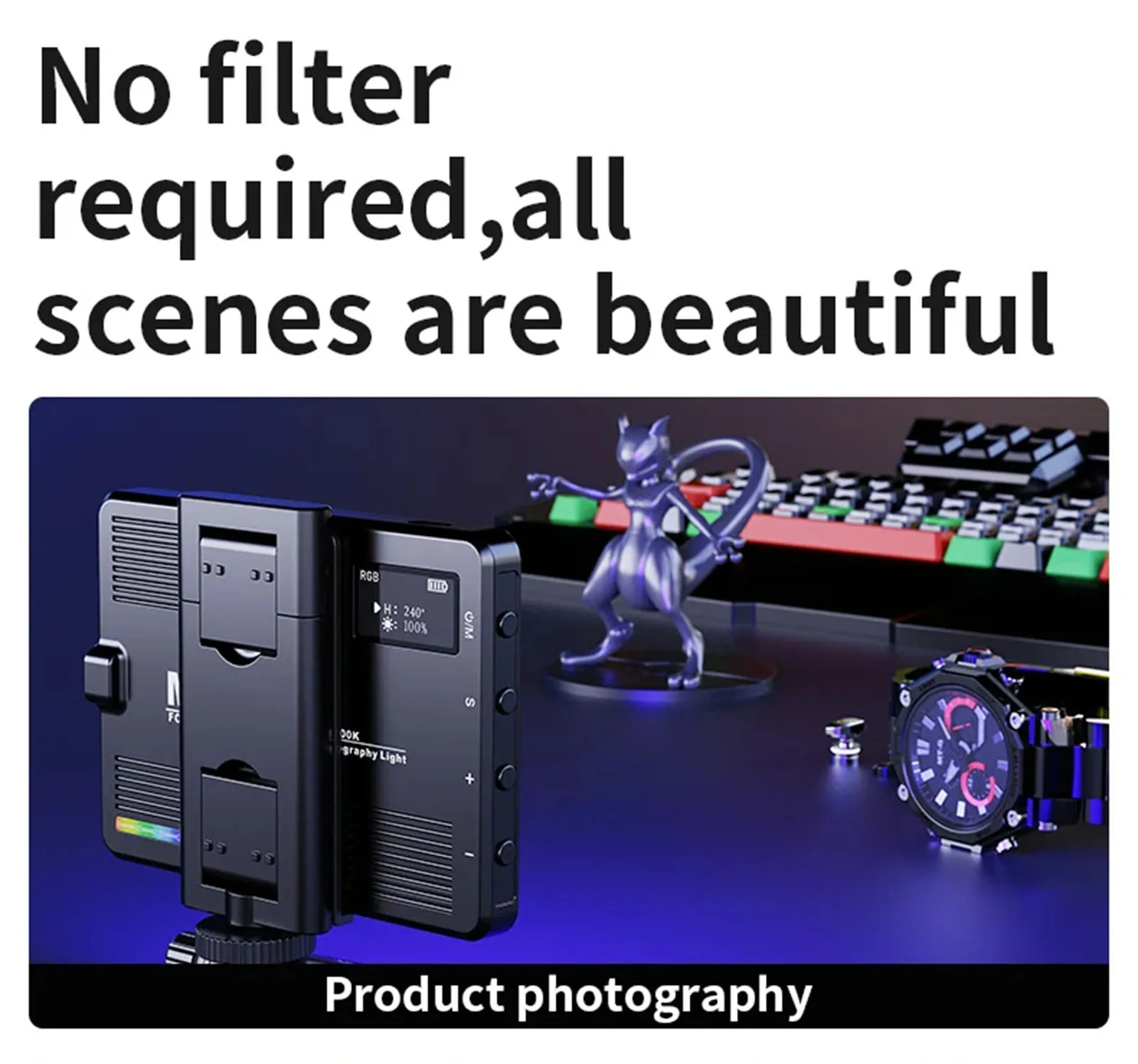 Световая панель (лампа) для фотоаппаратов и смартфонов M16 RGB