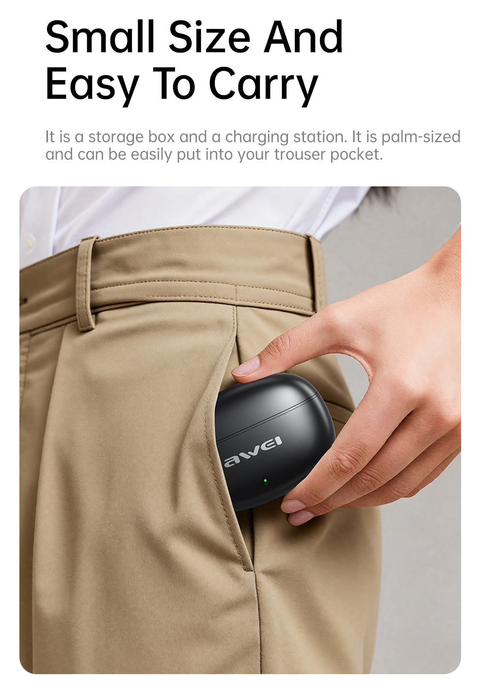 Беспроводной петличный микрофон AWEI MK5