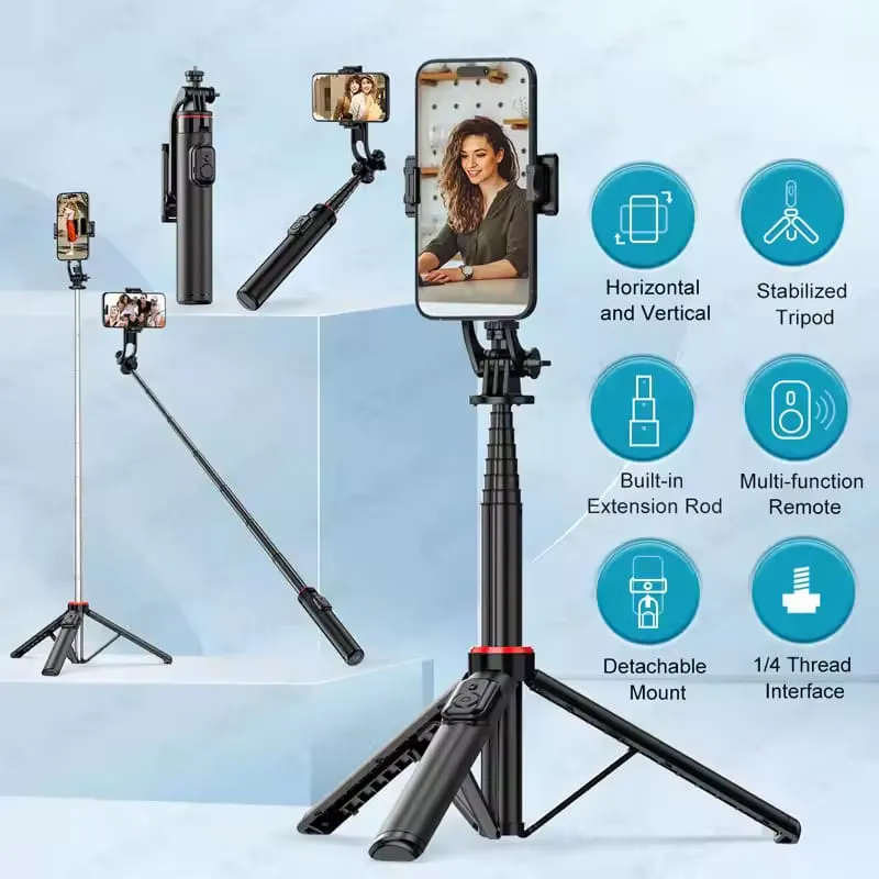 Трипод с пультом ДУ (селфи-палка) C12