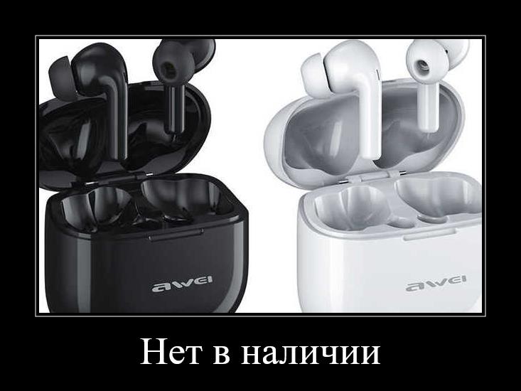 Внутриканальные беспроводные наушники AWEI T1 PRO