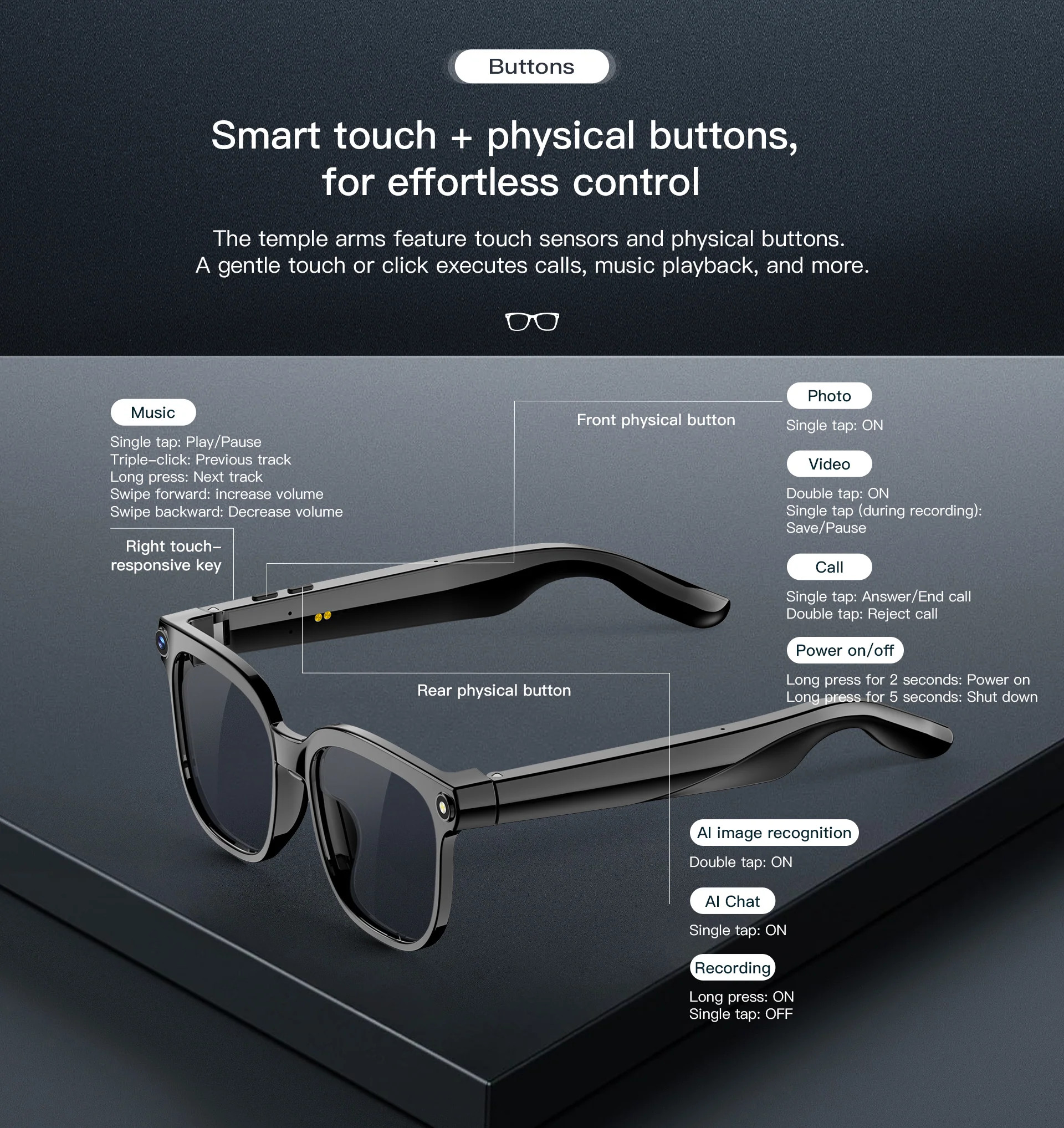 Умные очки PEJE M02S AI Glasses