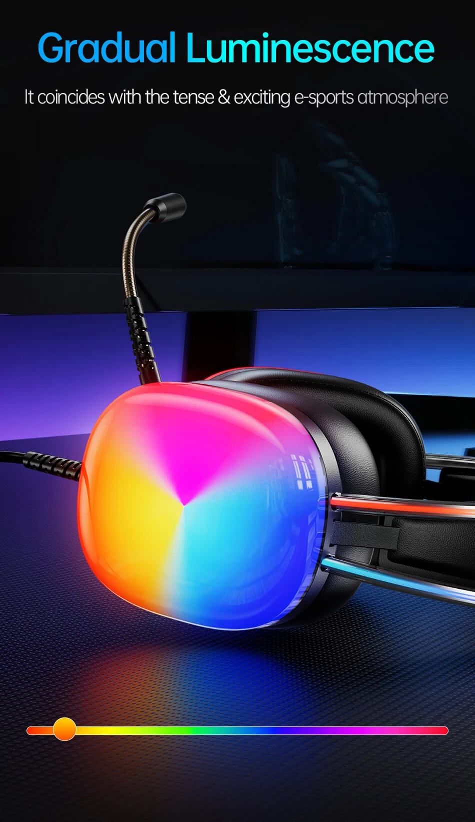 Наушники игровые с микрофоном AWEI GM-11PRO