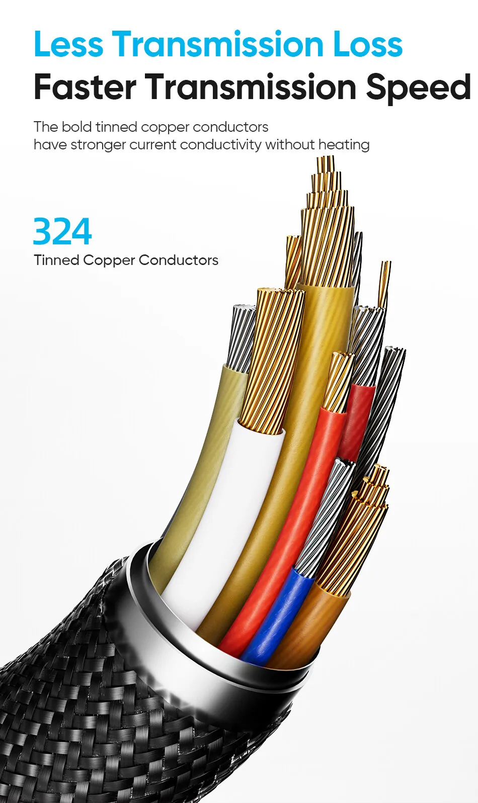 Кабель для смартфона AWEI CL‑180 (Type-C → Lightning + Type-C; 1 метр)