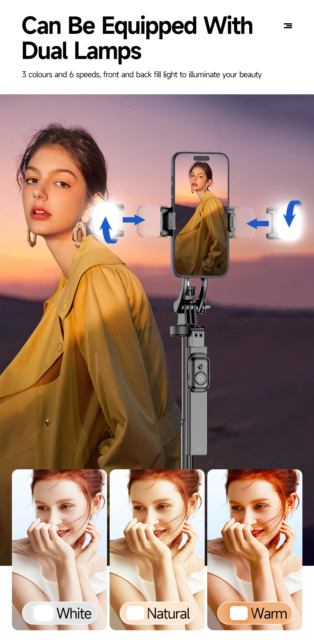 Трипод с пультом ДУ (селфи-палка) C18