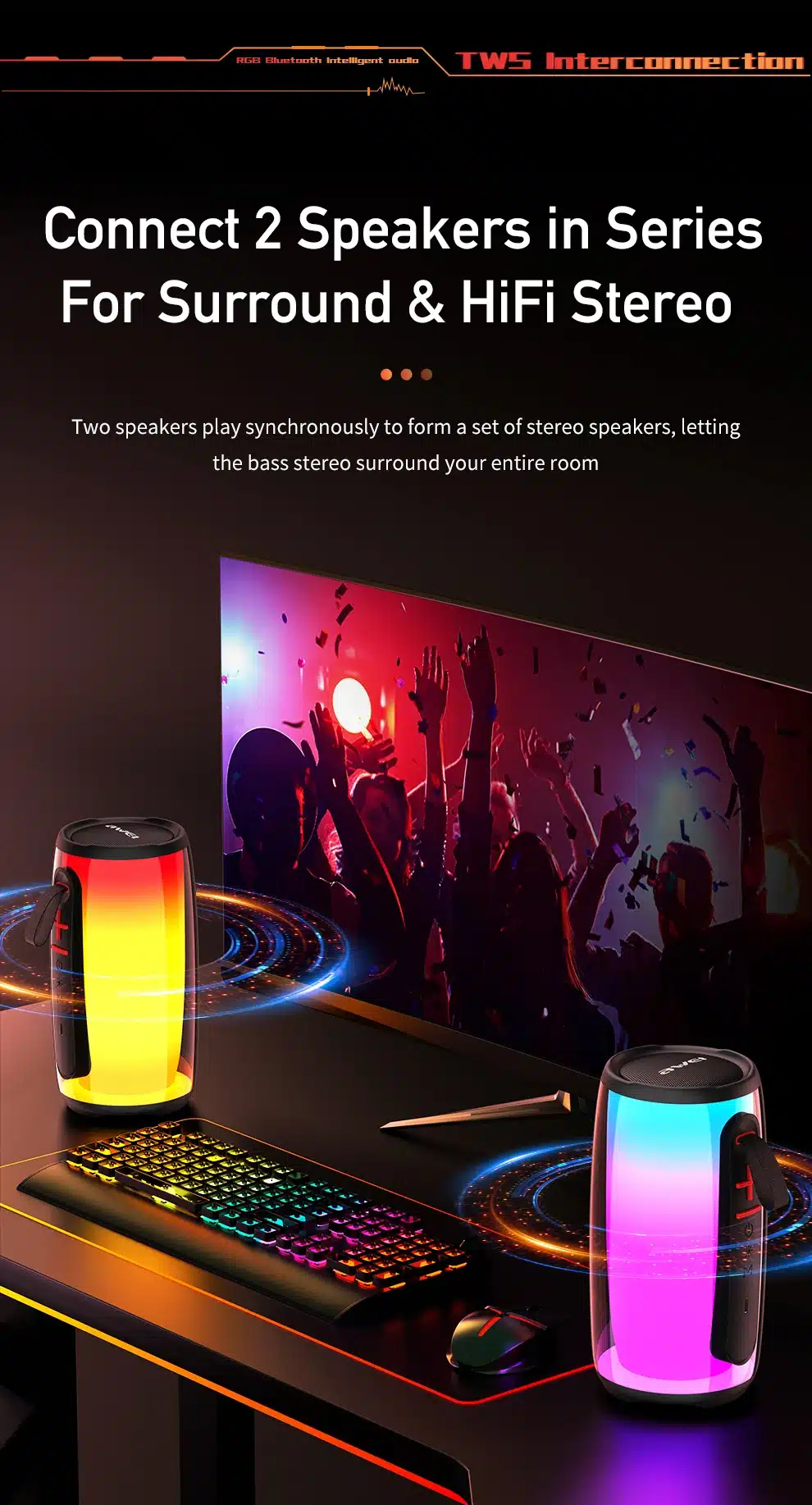 Портативная беспроводная колонка AWEI Y528 10W
