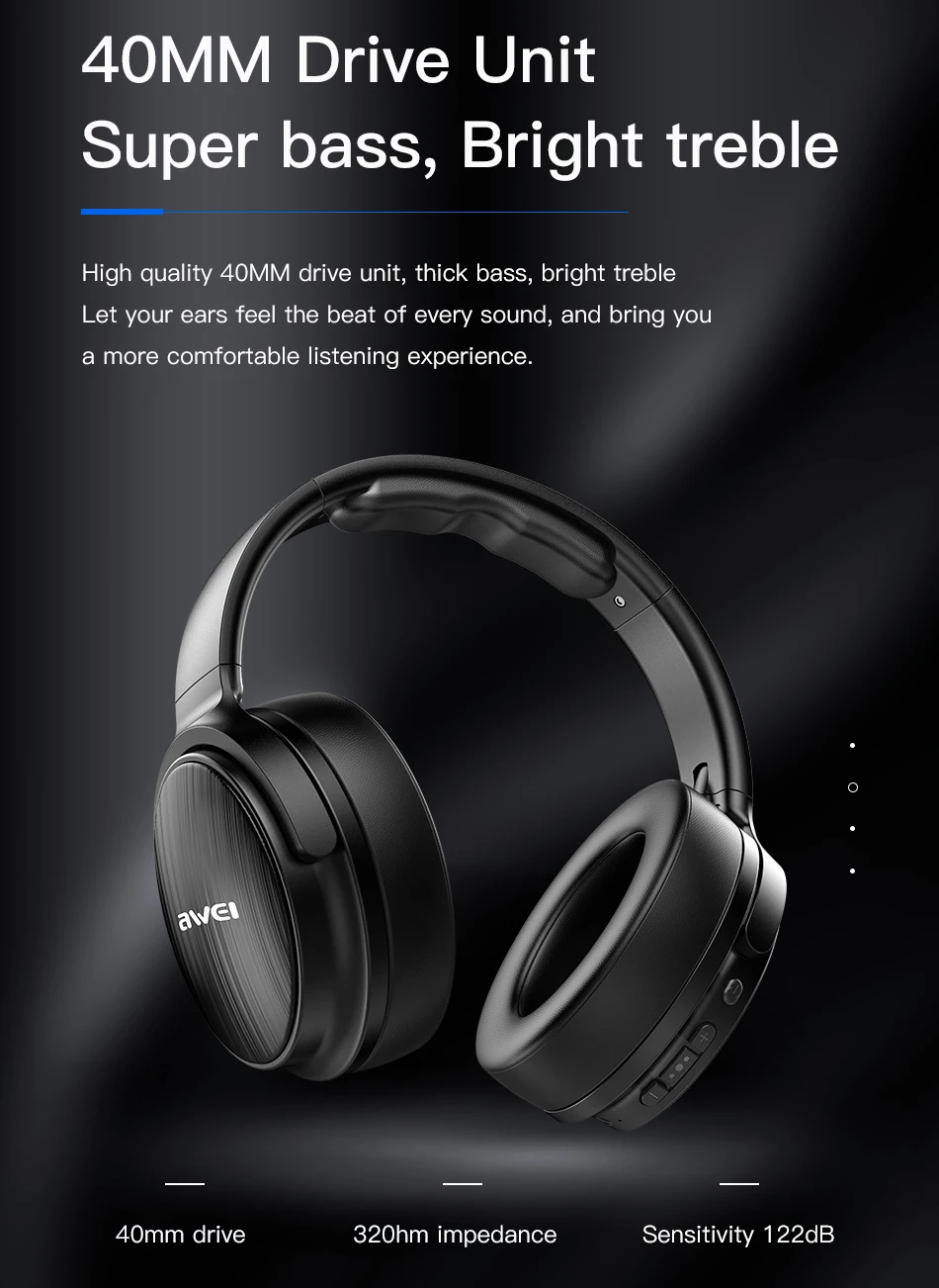 Полноразмерные беспроводные наушники AWEI A780BL