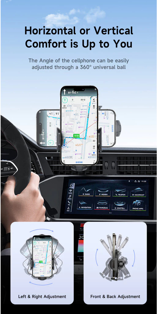 Автомобильный держатель для смартфона AWEI X72