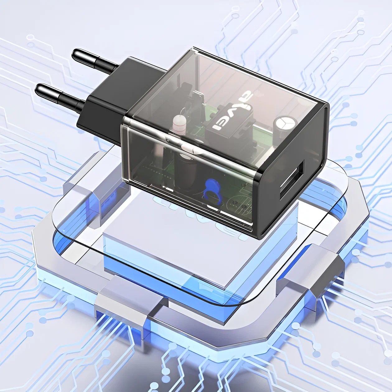 Зарядное устройство для смартфонов, планшетов, наушников AWEI C9 (12 W)