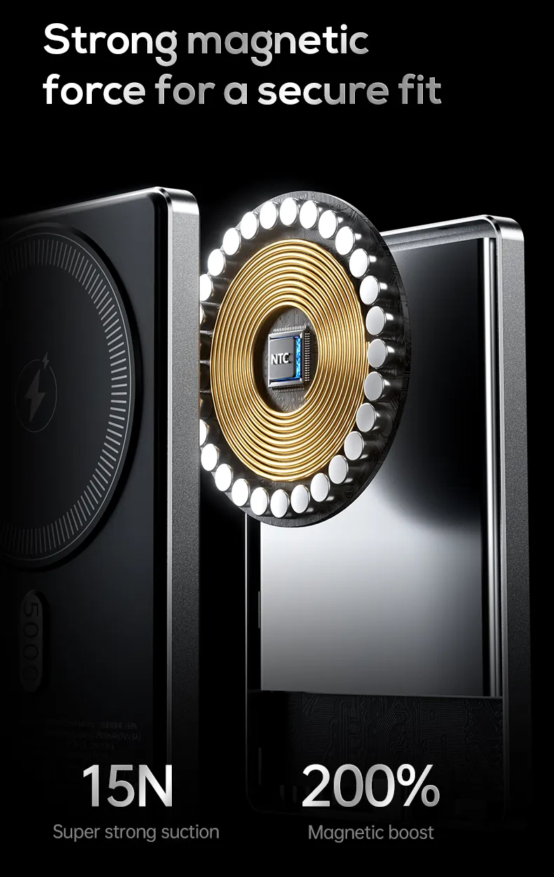 Магнитный беспроводной внешний аккумулятор (Power Bank) AWEI PA-31 10000 мАч