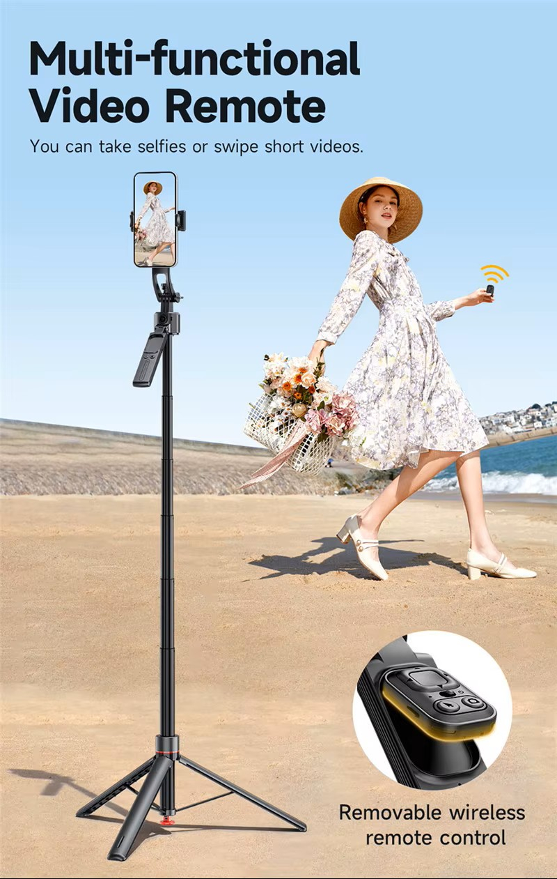 AI трипод с пультом ДУ (селфи-палка) TT07
