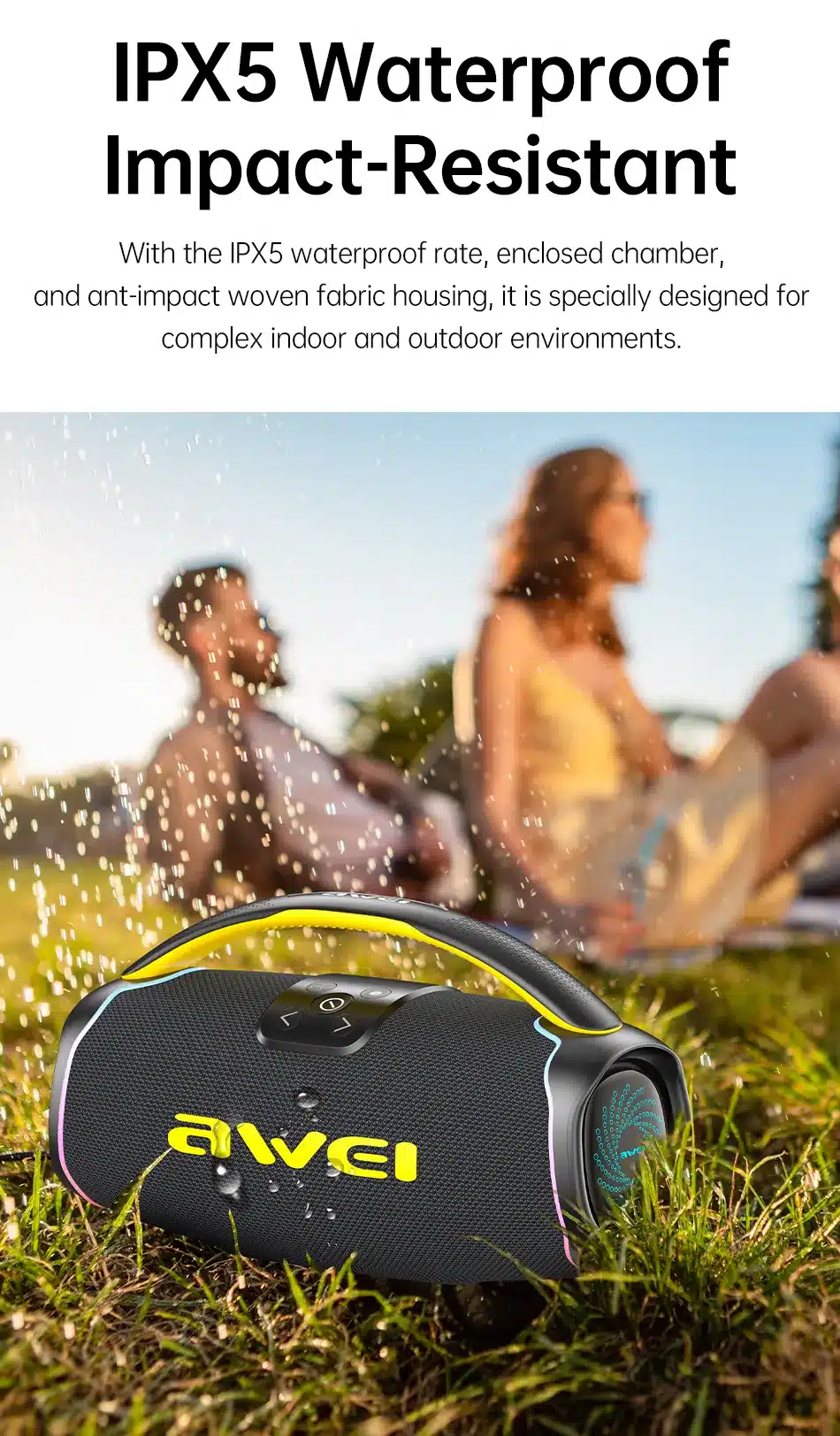 Портативная беспроводная колонка AWEI KA16 60W