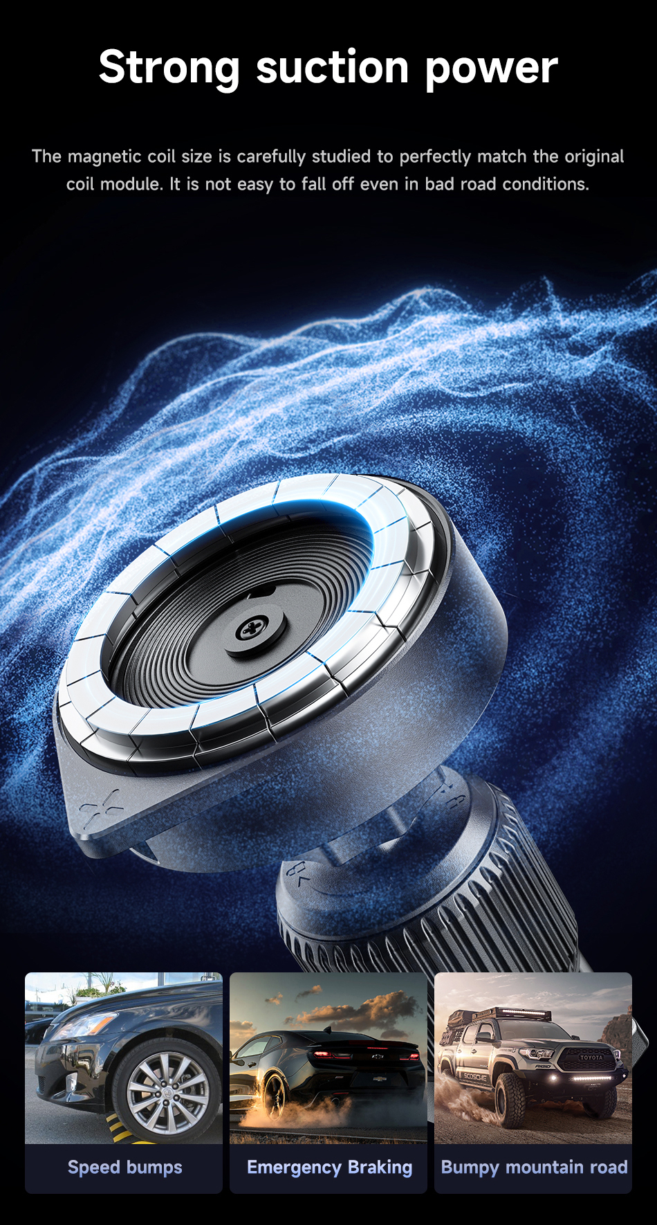 Автомобильный магнитный держатель + зарядное устройство для смартфона AWEI X73