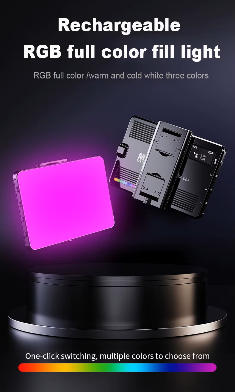 Световая панель (лампа) для фотоаппаратов и смартфонов M16 RGB