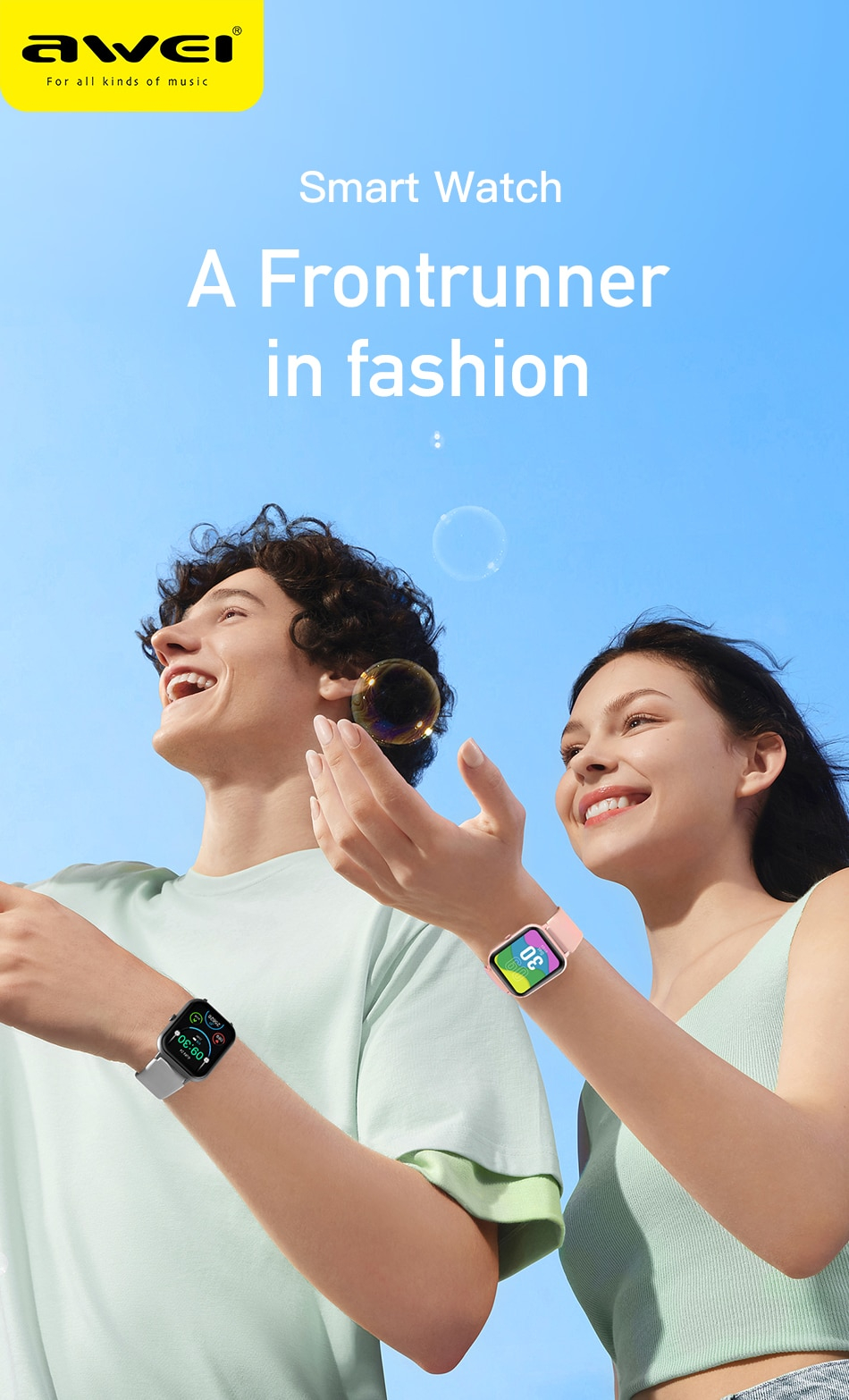 Смарт-часы (Умные часы) 1,83" TFT AWEI H25