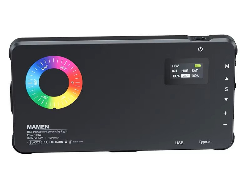 RGB осветитель светодиодный (видеосвет) SL-C02 для фото и видеокамер