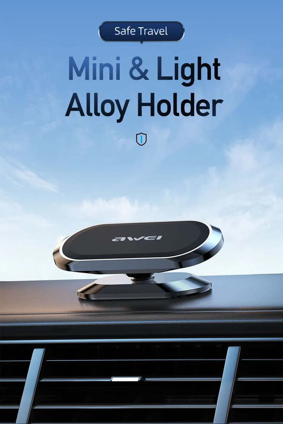 Автомобильный держатель для смартфона AWEI X20