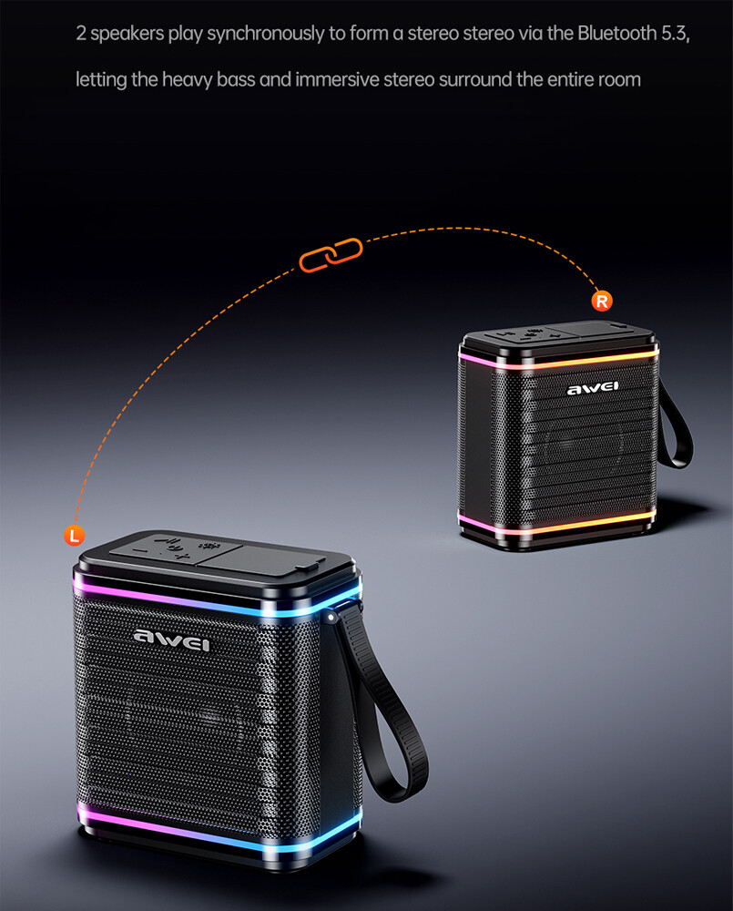 Портативная беспроводная колонка AWEI KA3 15W