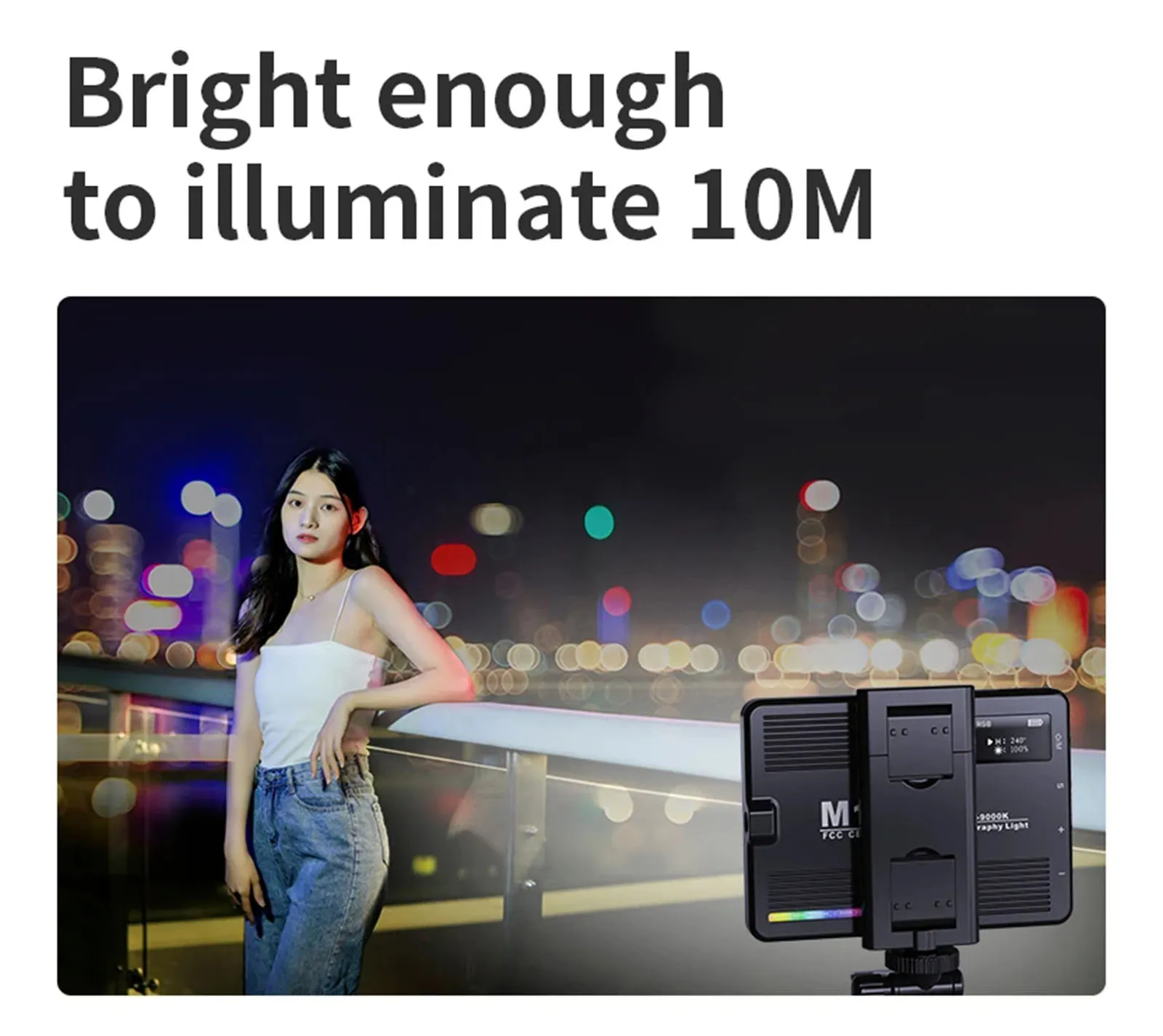 Световая панель (лампа) для фотоаппаратов и смартфонов M16 RGB