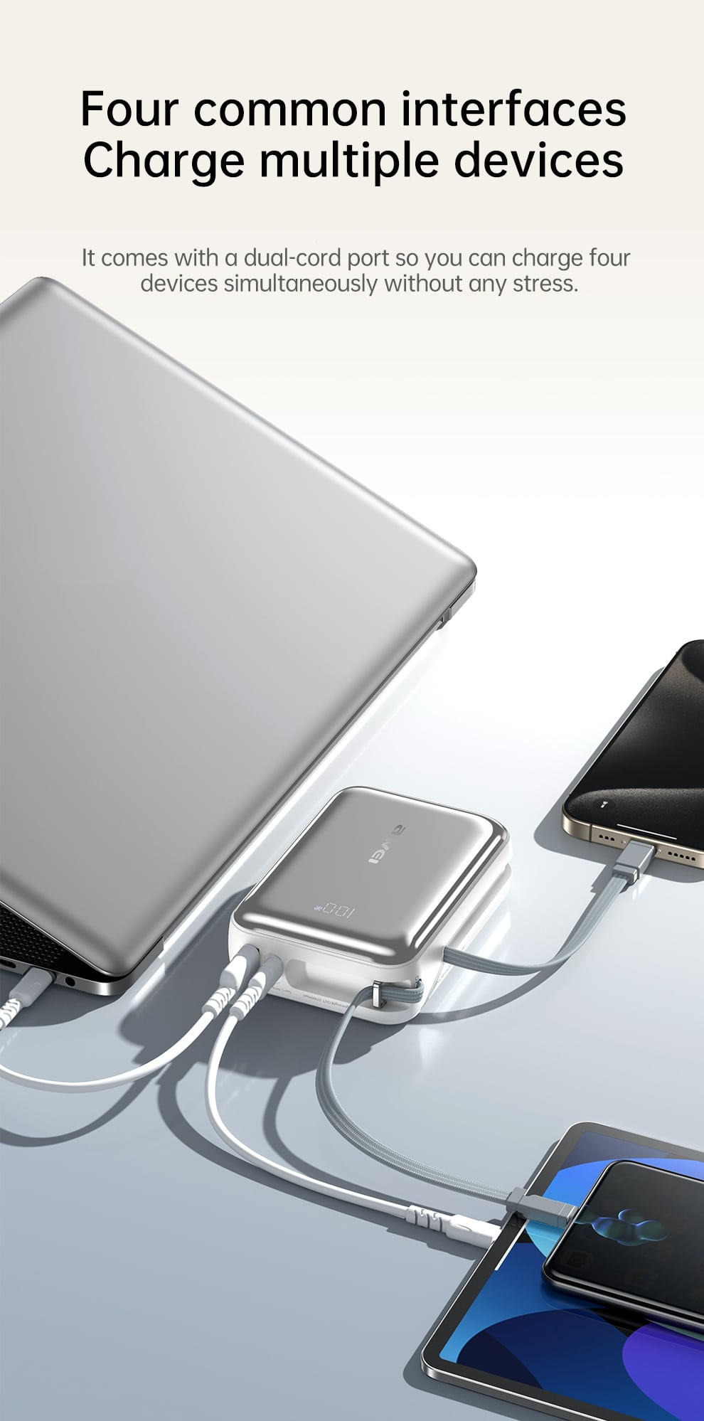 Внешний аккумулятор (Power Bank) AWEI C03 20000 мАч