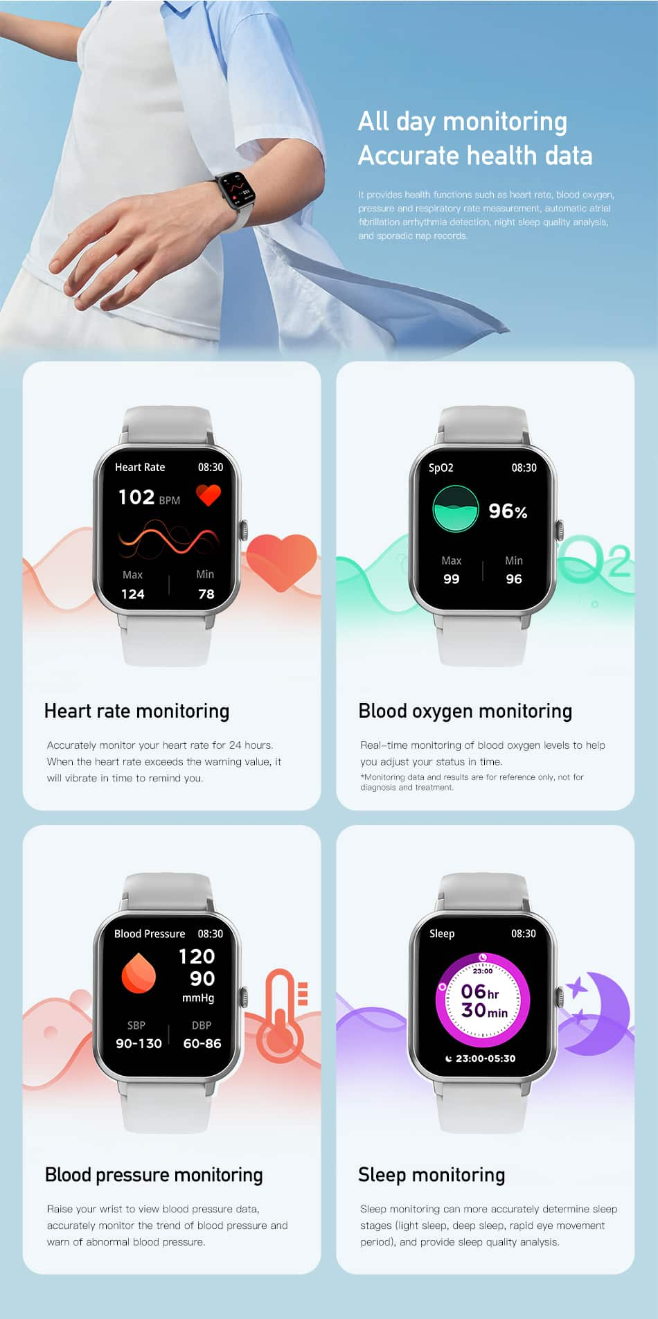 Смарт-часы (Умные часы) 1,83" TFT AWEI H25