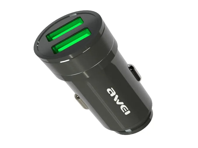 Автомобильное зарядное устройство AWEI C-830 (12W)