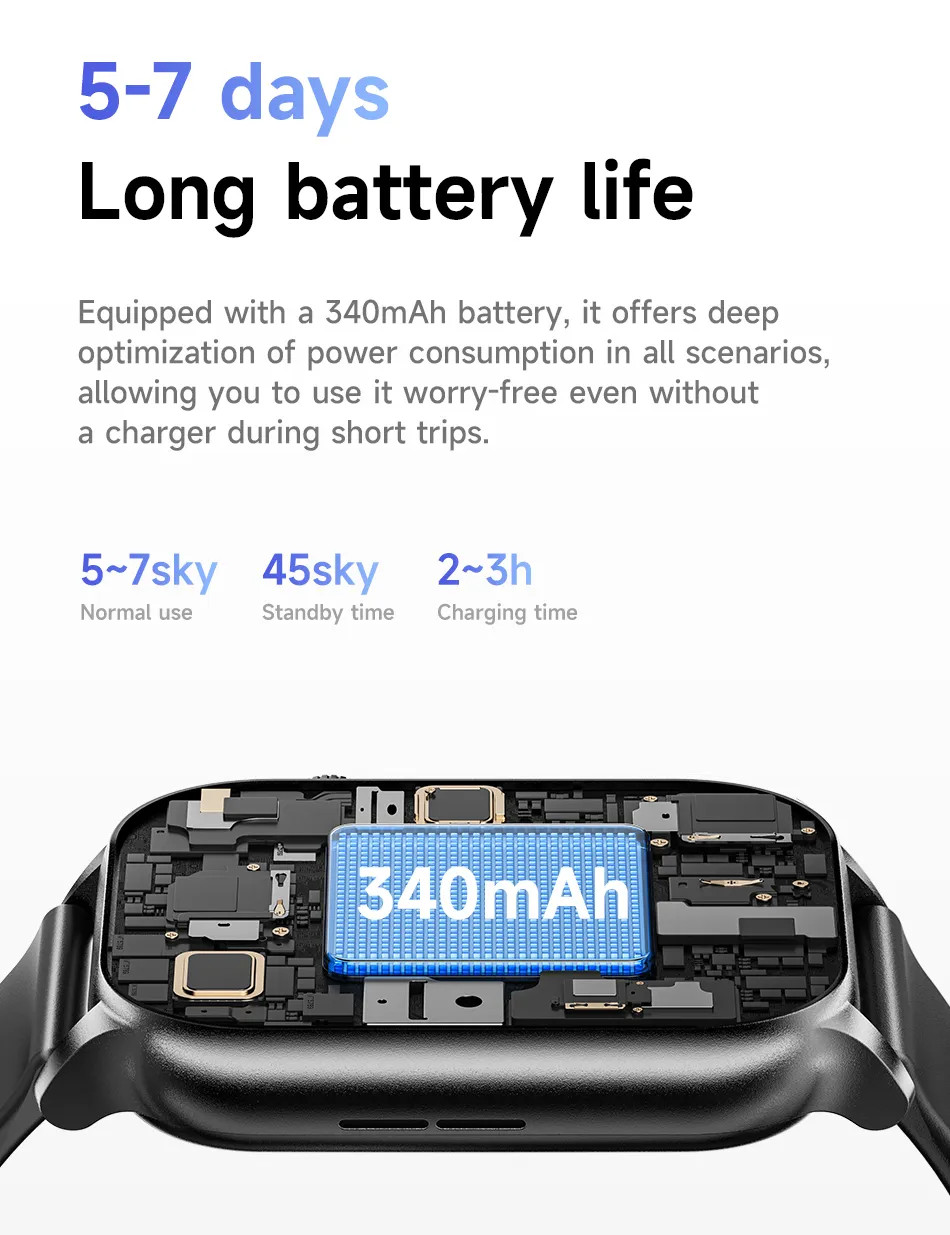 Смарт-часы (Умные часы) AWEI H60 AMOLED 1,95"