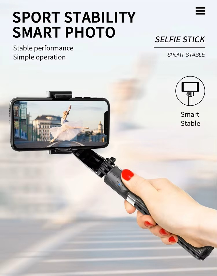 Трипод стабилизатор L08 с пультом ДУ (Стабилизатор + Штатив + Селфи-палка)