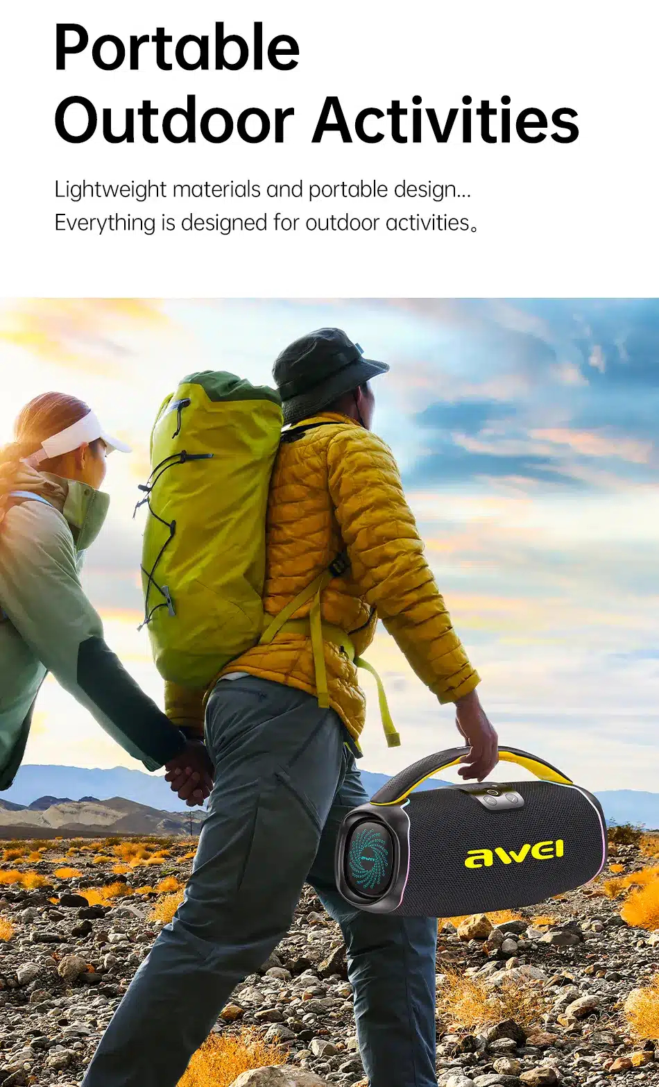 Портативная беспроводная колонка AWEI KA16 60W