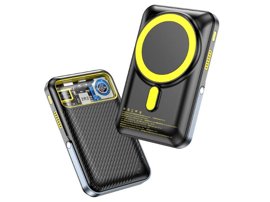 Магнитный беспроводной внешний аккумулятор (Power Bank) AWEI PA-10 10000 мАч