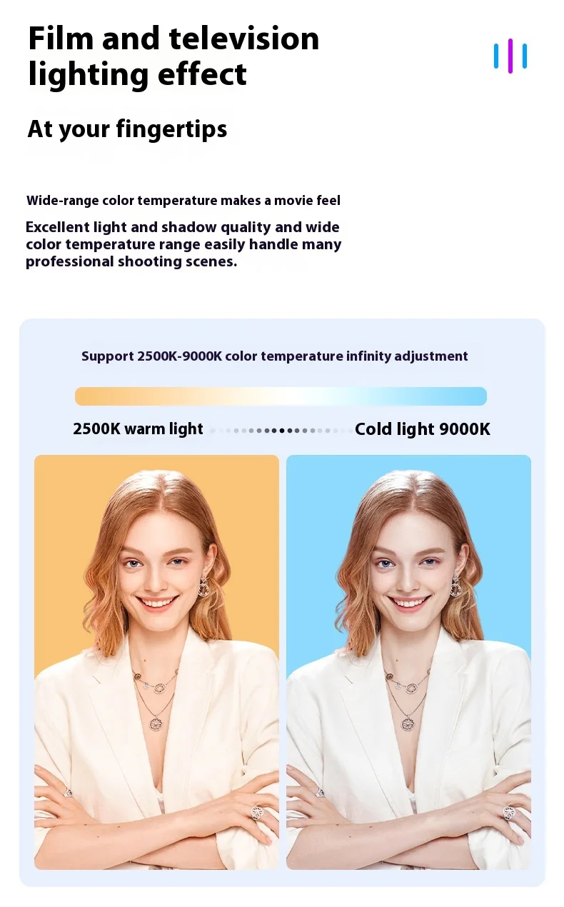 RGB видеосвет (лампа фото и видео) SL-PB40R для фотоаппаратов и смартфонов