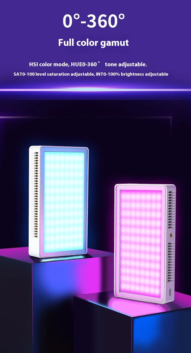 RGB видеосвет (лампа фото и видео) SL-PB40R для фотоаппаратов и смартфонов