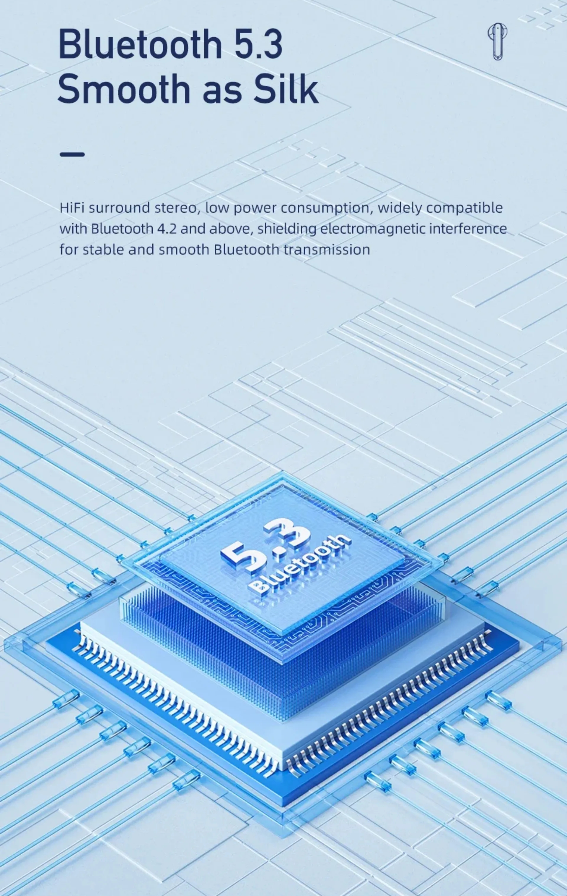 Внутриканальные беспроводные наушники AWEI T66 ENC