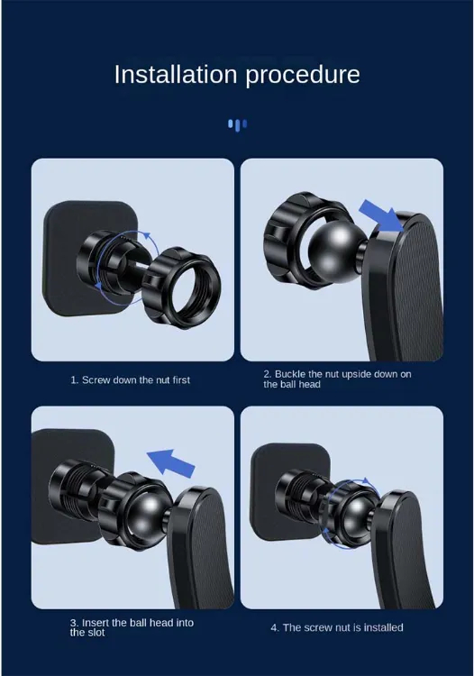 Автомобильный магнитный держатель для смартфона AWEI X54