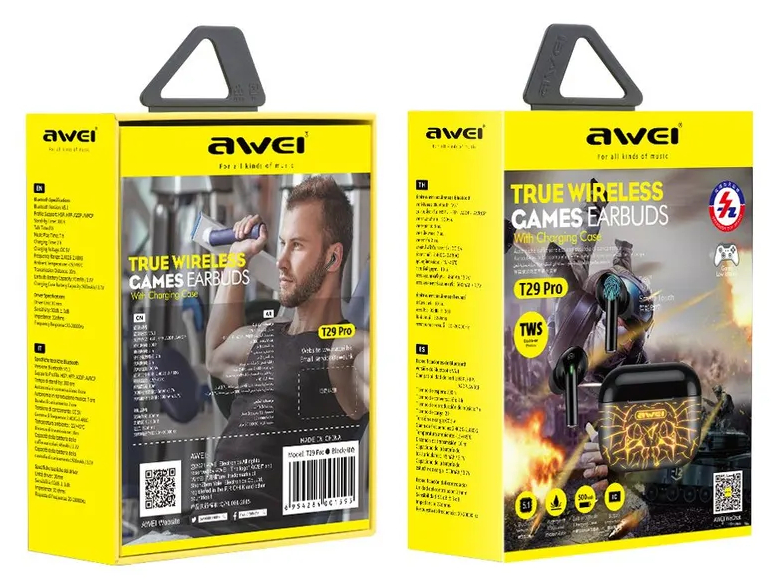 Внутриканальные беспроводные наушники AWEI T29 PRO