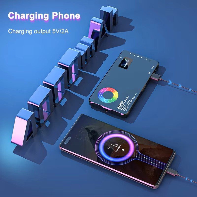 RGB осветитель светодиодный (видеосвет) SL-C02 для фото и видеокамер