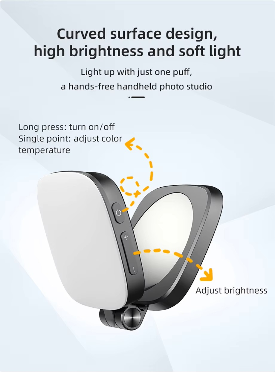 LED подсветка (видеосвет) с магнитным креплением MagSafe для смартфонов F-662