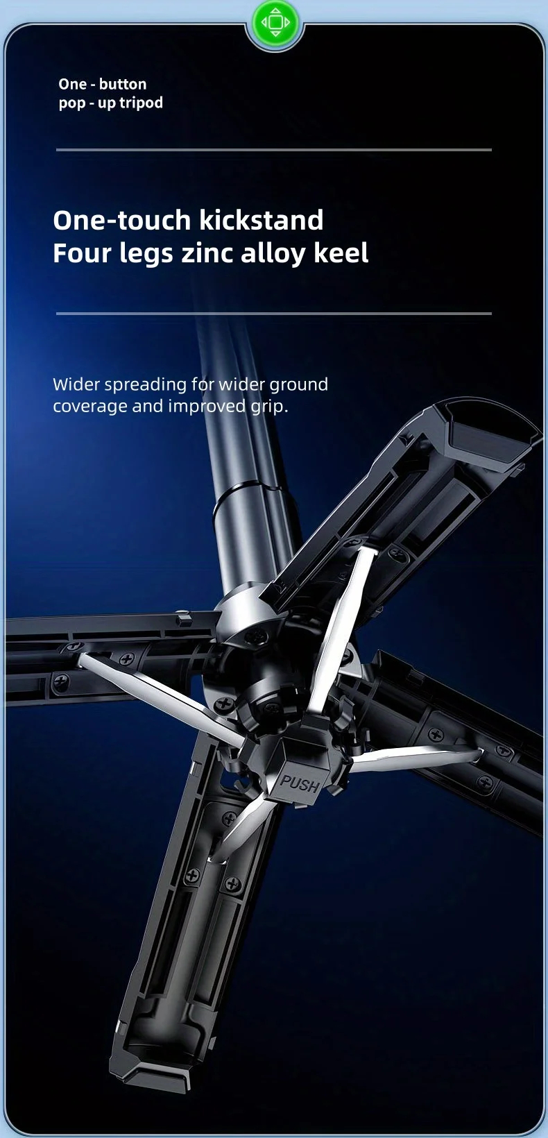 Трипод с пультом ДУ (селфи-палка) P15 mini C-Magesafe