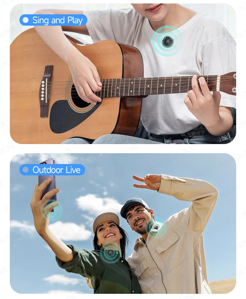 Беспроводной петличный микрофон TOKQI H01