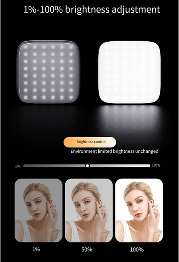 LED подсветка (видеосвет) с магнитным креплением для смартфонов M22RGB
