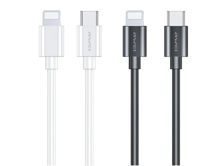 Кабель для смартфона AWEI CL‑165L (Type-C → Lightning; 2 метра)